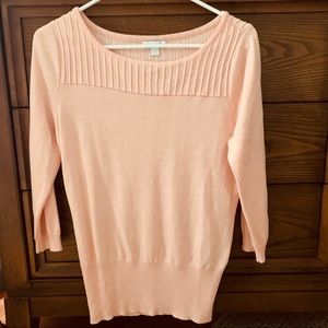 NY and Co 3/4 length sleeve pullover sweater.